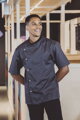 Men's short-sleeved chef jacket_JULIUSO