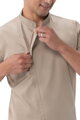 Short Sleeve Zipper Chef Coat with Ventilation BCSZ009