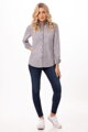 Women's Modern Gingham Long Sleeve Dress Shirt (SHC05W)
