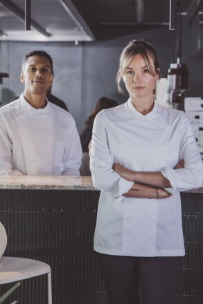 Women's chef jacket_JULIA_long sleeve
