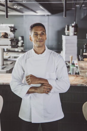 Men's long-sleeved chef jacket_JULIUS_ 8426-0244