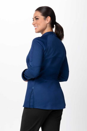 Long Raglan Sleeve Zipper Chef Coat CBZ02