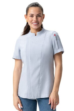 Women’s short-sleeve chef coat_CES06W_Cardiff