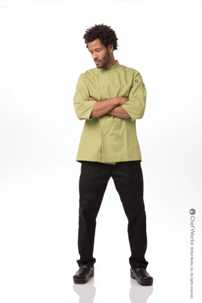 Morocco Three-Quarter Sleeve Chef Coat (JLCL)